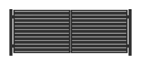 Brama PRO typ WALL 100 - malowana proszkowo - 3,00 m Brama PRO typ WALL 100 - malowana proszkowo - 3,00 m