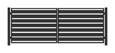 Brama PRO typ WALL 140 - malowana proszkowo - 3,00 m