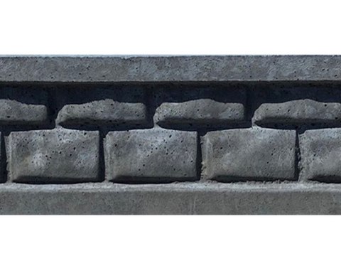 Podmurówka betonowa - 250 cm / 25 cm - antracyt Podmurówka betonowa - 250 cm / 25 cm - antracyt