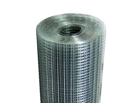 Siatka zgrzewana - 13 mm x 13 mm / 1,00 m - 2 x ocynk Siatka zgrzewana - 13 mm x 13 mm / 1,00 m - 2 x ocynk