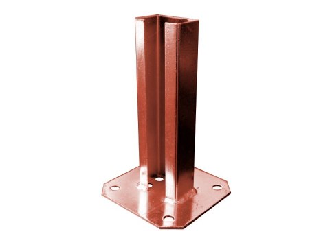 Stopa słupka 60x40 mm - antracyt , brązowy , czarny , szary , zielony Stopa słupka 60x40 mm - antracyt , brązowy , czarny , szary , zielony