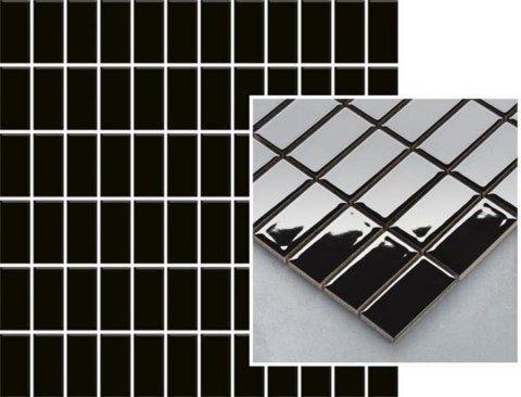 ALTEA NERO MOZAIKA PRASOWANA K.2,3X4,8 29,8X29,8 ALTEA NERO MOZAIKA PRASOWANA K.2,3X4,8 29,8X29,8