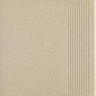 BAZO BEIGE STOPNICA PROSTA GRES SOL-PIEPRZ MAT. 30X30