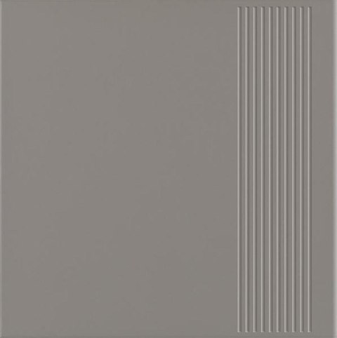 BAZO GRYS STOPNICA PROSTA GRES MONOKOLOR MAT. 30X30 BAZO GRYS STOPNICA PROSTA GRES MONOKOLOR MAT. 30X30