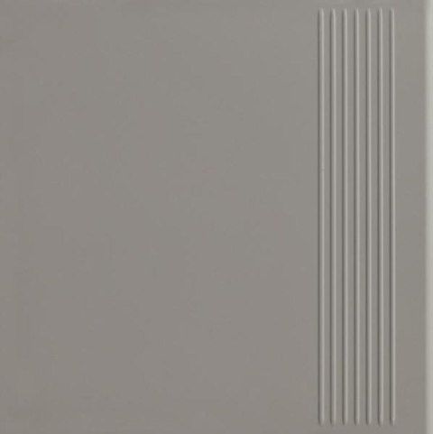BAZO GRYS STOPNICA PROSTA GRES MONOKOLOR MAT. 30X30 BAZO GRYS STOPNICA PROSTA GRES MONOKOLOR MAT. 30X30