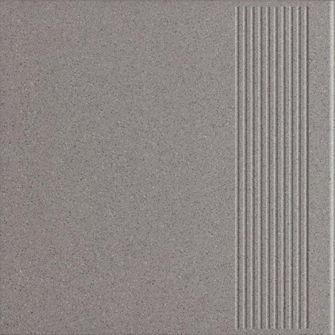 BAZO GRYS STOPNICA PROSTA GRES SOL-PIEPRZ MAT. 30X30 BAZO GRYS STOPNICA PROSTA GRES SOL-PIEPRZ MAT. 30X30