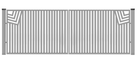 Brama typ CLASSIC - 4,00 x 1,75 m Brama typ CLASSIC - 4,00 x 1,75 m