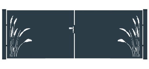 Brama typ FLORAL - 4,00 x 1,25 m Brama typ FLORAL - 4,00 x 1,25 m