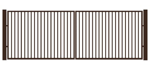 Brama typ P-20 - 4,00 x 1,50 m Brama typ P-20 - 4,00 x 1,50 m