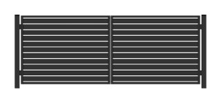 Brama typ WALL 100 - malowana proszkowo - 5,00 m