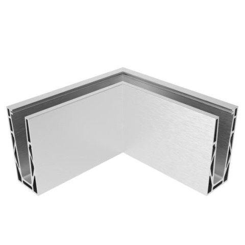 Easy Glass Channel Corner Profile 90 IN Eco Easy Glass Channel Corner Profile 90 IN Eco