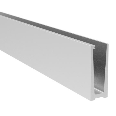 Glass Balustrade Channel (Top Fix) Solid 5000mm Glass Balustrade Channel (Top Fix) Solid 5000mm