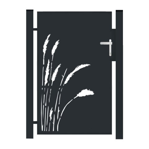 Pedestrian Gate - FLORAL Type - 1.00 x 1.25 m Pedestrian Gate - FLORAL Type - 1.00 x 1.25 m