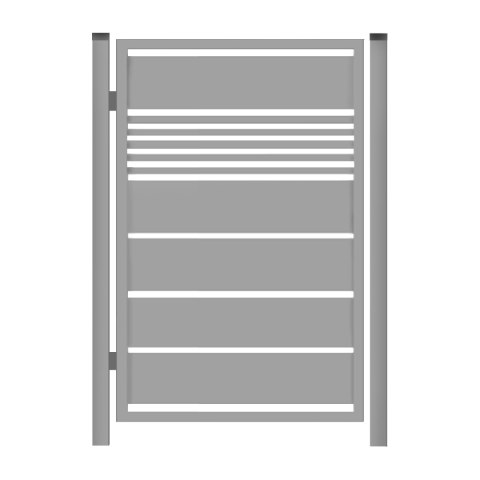 WALL MIX 200/20 Pedestrian Gate – 1.00 x 1.50 m