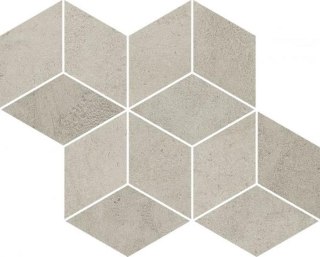 PURE CITY GRYS MOZAIKA PRASOWANA ROMB HEXAGON 20,4X23,8
