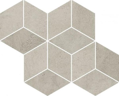 PURE CITY GRYS MOZAIKA PRASOWANA ROMB HEXAGON 20,4X23,8