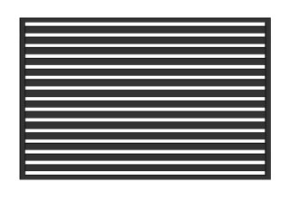 Przęsło WALL 60 - 2,50 m x 1,00 m - antracyt , brązowe , czarne , szare , zielone