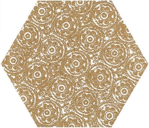 SHINY LINES GOLD HEKSAGON INSERTO F 19,8X17,1 SHINY LINES GOLD HEKSAGON INSERTO F 19,8X17,1