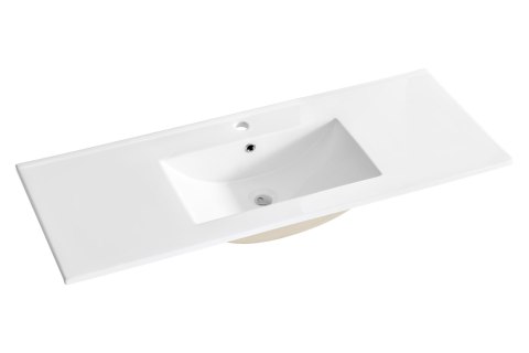 Bahama White Vanity Cabinet - 120cm with Single Drawer