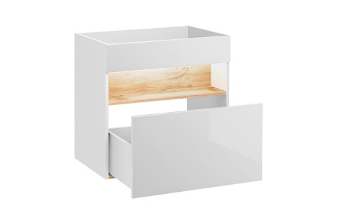 Bahama White Vanity Cabinet - 60cm with Single Drawer