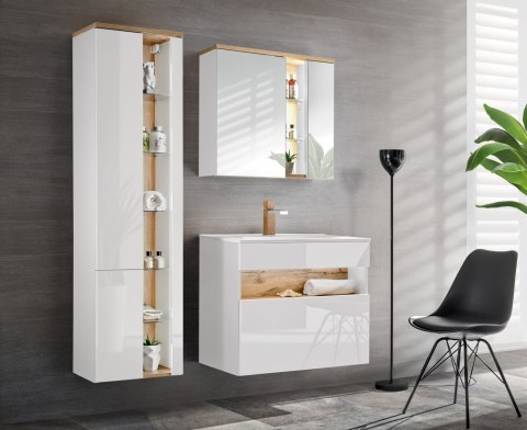 Bahama White Vanity Cabinet - 80cm with Single Drawer Bahama White Vanity Cabinet - 80cm with Single Drawer