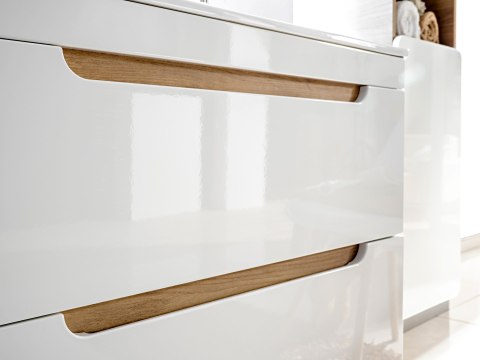 Aruba Tall Storage Cabinet - 35cm with Two Doors