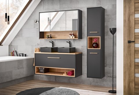 Borneo Cosmos Mirror Cabinet - 100cm with Three Doors Borneo Cosmos Mirror Cabinet - 100cm with Three Doors