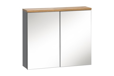 Bali Grafit Mirror Cabinet - 60cm with Two Doors