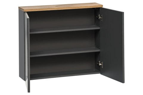 Bali Grafit Mirror Cabinet - 80cm with Two Doors Bali Grafit Mirror Cabinet - 80cm with Two Doors