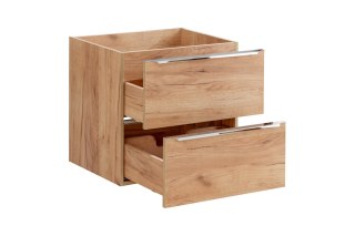 Capri Oak Vanity Cabinet - 60cm with Two Drawers