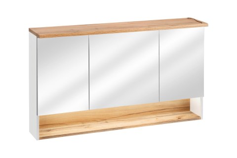 Bahama White Mirror Cabinet - 120cm with Three Doors Bahama White Mirror Cabinet - 120cm with Three Doors