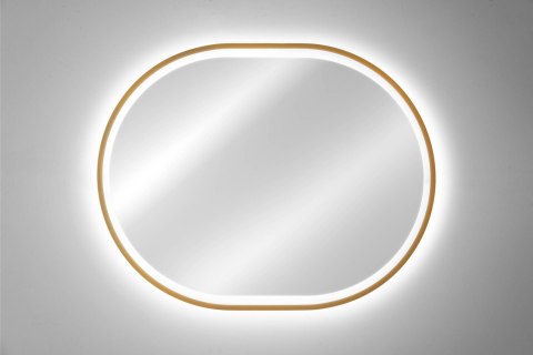 Lustro LED w ramie