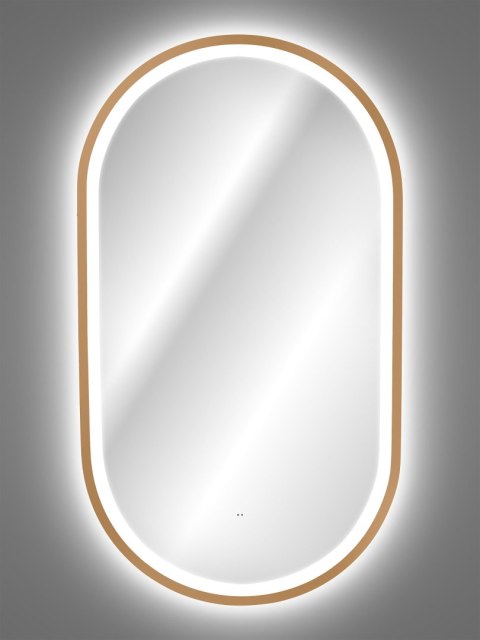 Lustro LED w ramie