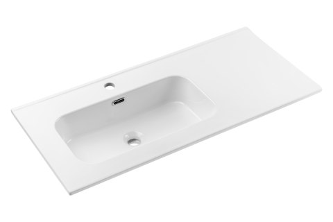 Umywalka meblowa jednokomorowa 100cm z blatem ceramicznym Umywalka meblowa jednokomorowa 100cm z blatem ceramicznym