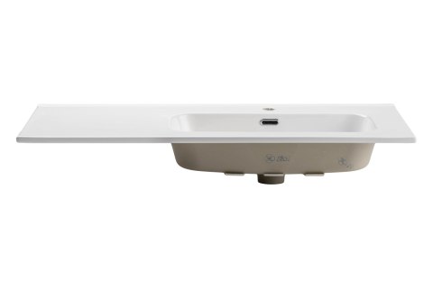 Umywalka meblowa jednokomorowa 100cm z blatem ceramicznym Umywalka meblowa jednokomorowa 100cm z blatem ceramicznym