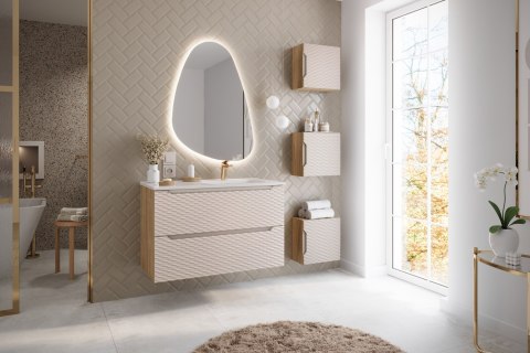 Umywalka meblowa jednokomorowa 100cm z blatem ceramicznym Umywalka meblowa jednokomorowa 100cm z blatem ceramicznym