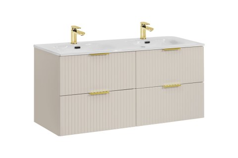 Adel Cashmere Complete Vanity Set - 120cm with Sky Built-in Washbasin Adel Cashmere Complete Vanity Set - 120cm with Sky Built-in Washbasin