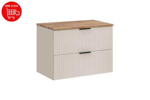 Adel Cashmere Vanity Set - 80cm with Countertop Adel Cashmere Vanity Set - 80cm with Countertop