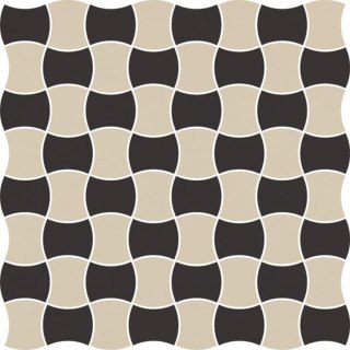MODERNIZM NERO MOZAIKA PRASOWANA K.3,6X4,4 MIX C 30,86X30,86