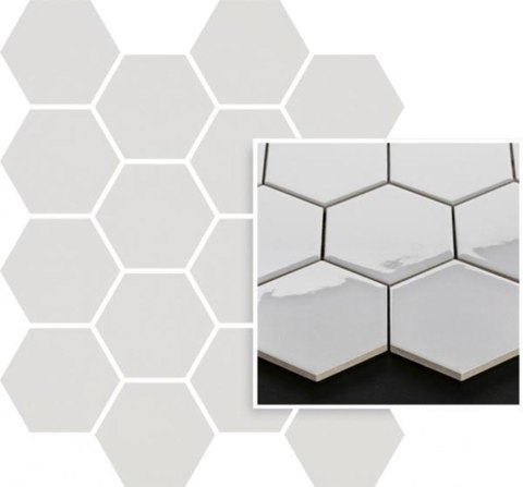 UNIWERSALNA MOZAIKA PRASOWANA GRYS PARADYZ HEXAGON 22X25,5 UNIWERSALNA MOZAIKA PRASOWANA GRYS PARADYZ HEXAGON 22X25,5