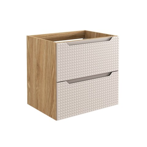 Luxor Beige Under-Basin Cabinet - 60cm with Two Drawers Luxor Beige Under-Basin Cabinet - 60cm with Two Drawers