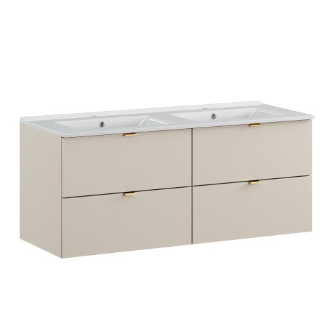 Dalia Cashmere 120cm Vanity Set with Lava Built-in Washbasin Dalia Cashmere 120cm Vanity Set with Lava Built-in Washbasin