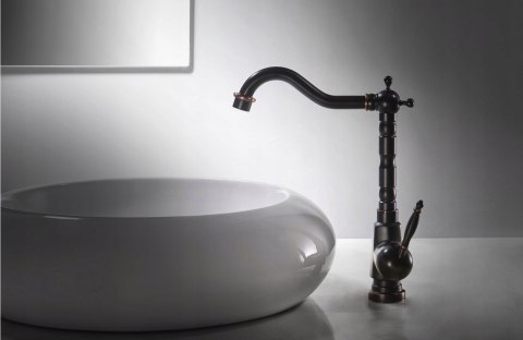 Basin Tap Bona Black Distressed High Basin Tap Bona Black Distressed High