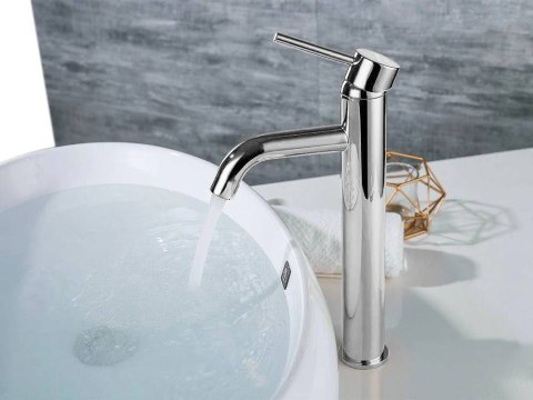 Basin Tap Lungo Chrome High