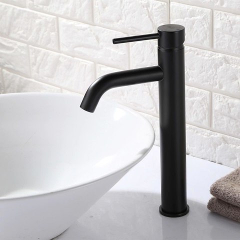 Basin Tap Lungo Black High
