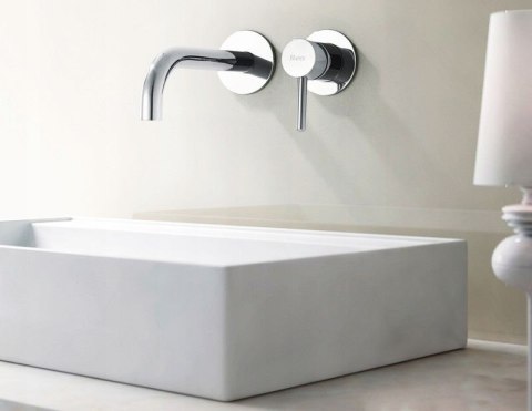 BATERIA UMYWALKOWA PODTYNKOWA LUNGO CHROM + BOX