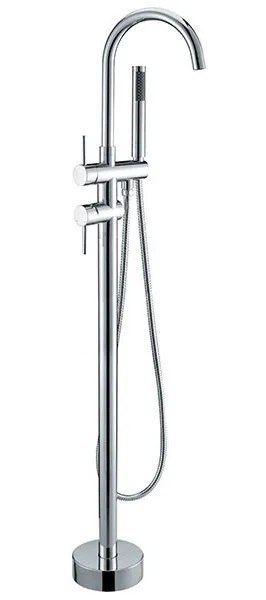 Bath Tap Floor-mounted Lungo Ortis Chrome