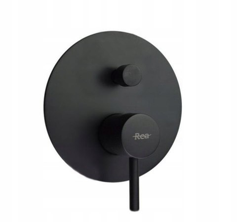 Bath Mixer Concealed Lungo Black + BOX