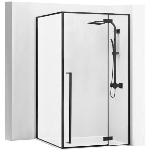 Shower Enclosure Fargo Black 90x90