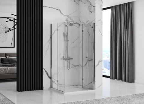 Shower Enclosure Fold N2 Chrome 80x80
